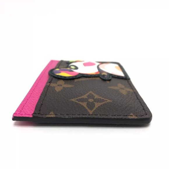 LOUIS VUITTON LV × TM Porte Cult-Simple Murakami Takashi Panda Card Case - Picture 5 of 9